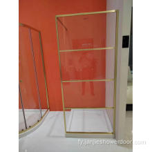 Metal Grid Walk In Shower